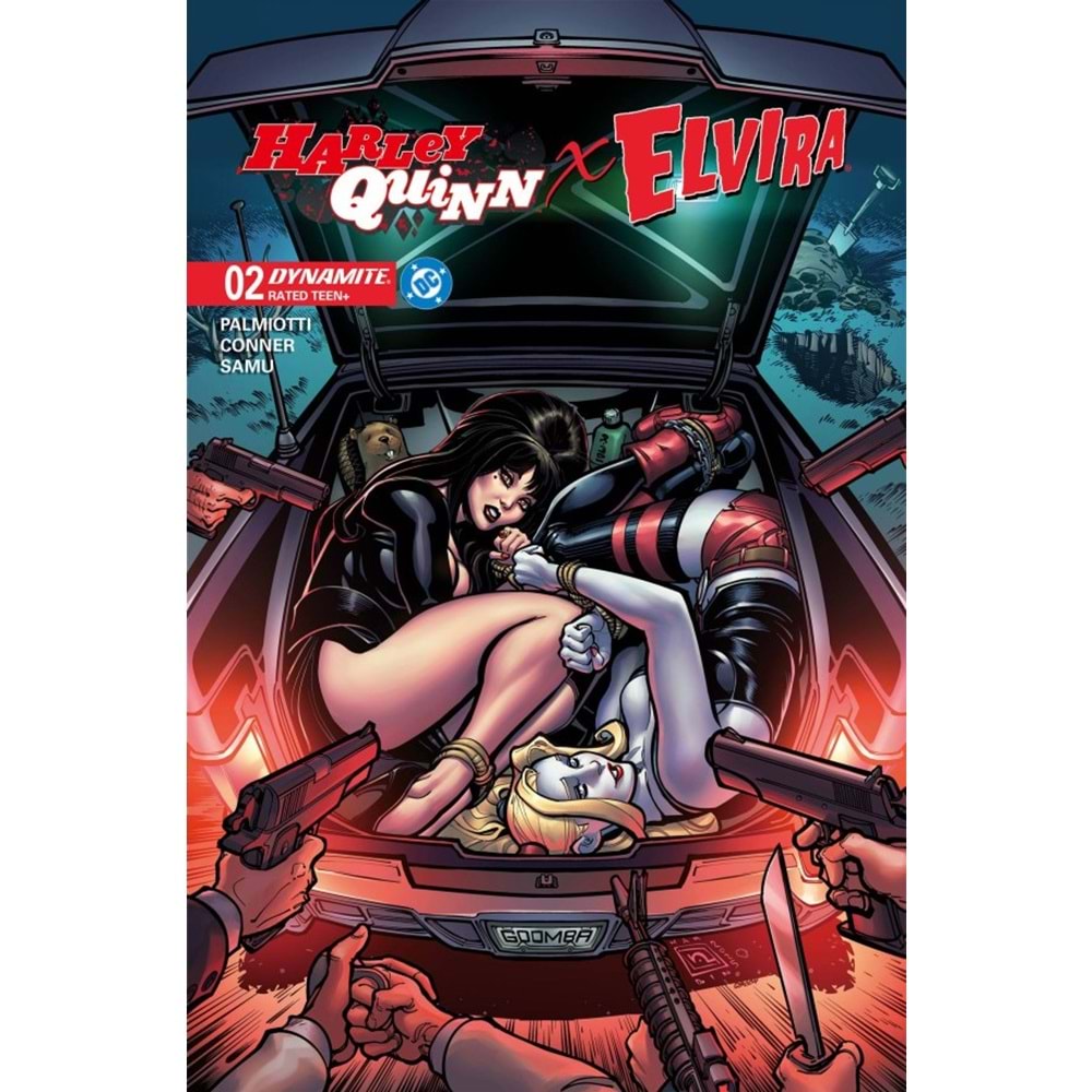 HARLEY QUINN X ELVIRA #2 COVER B CHAD HARDIN VARIANT
