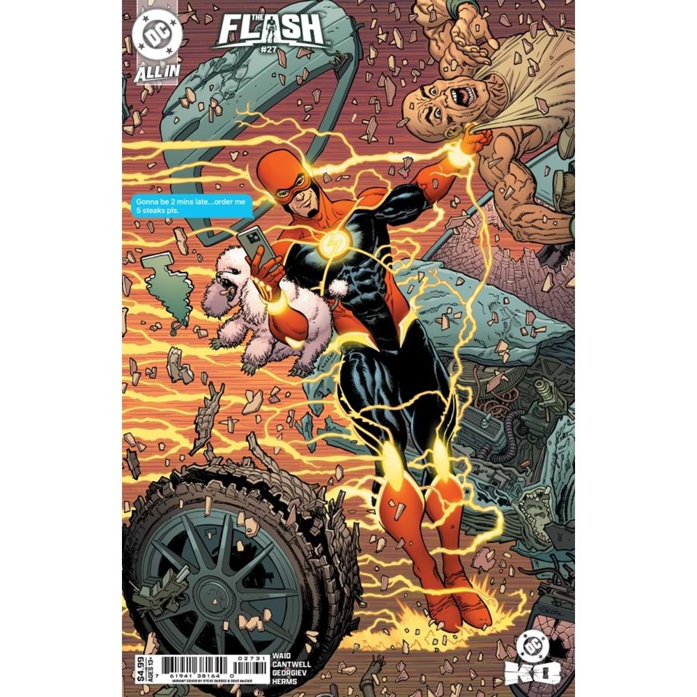 FLASH (2023) # 27 COVER C STEVE SKROCE CARD STOCK VARIANT (DC K.O.)