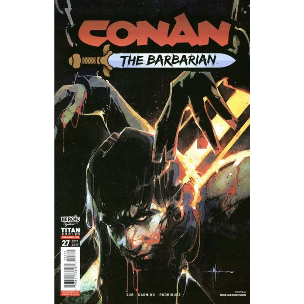 CONAN THE BARBARIAN (2023) # 27 COVER A NICK MARINKOVICH
