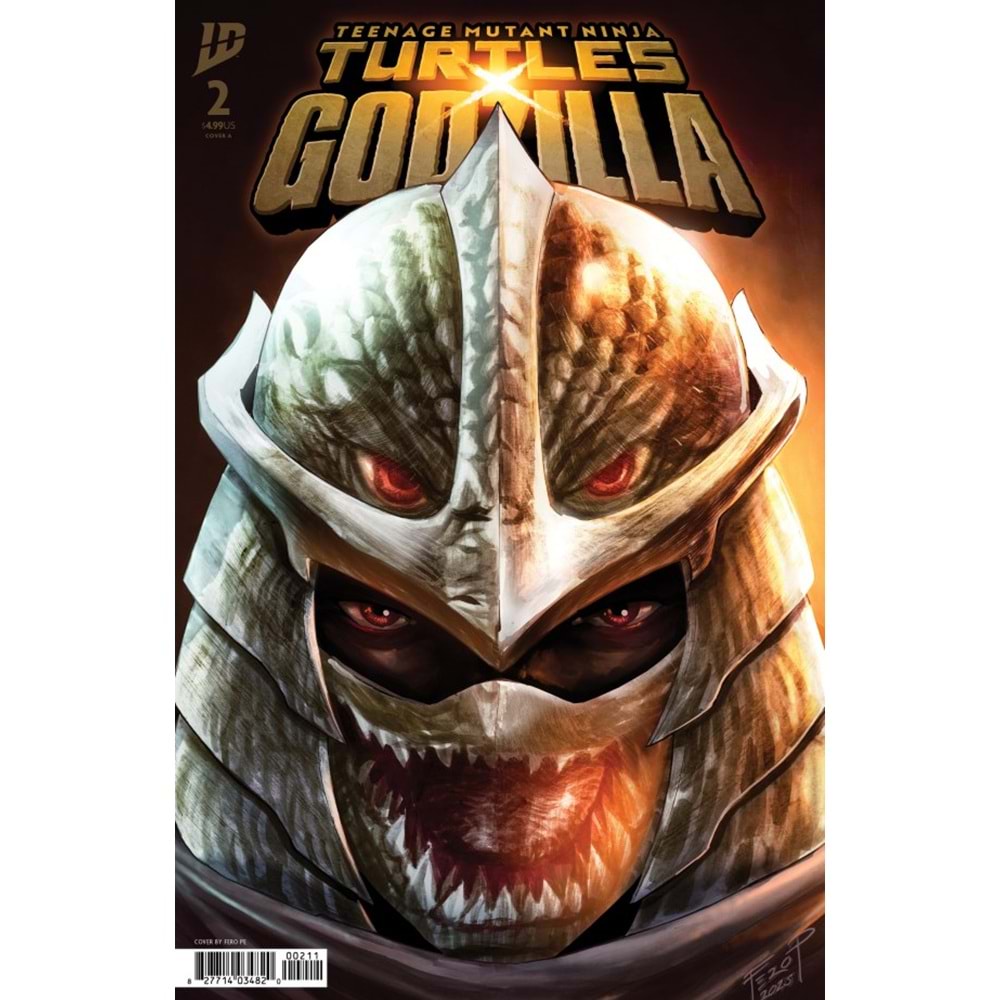 TEENAGE MUTANT NINJA TURTLES X GODZILLA #2 COVER A FERO PENICHE