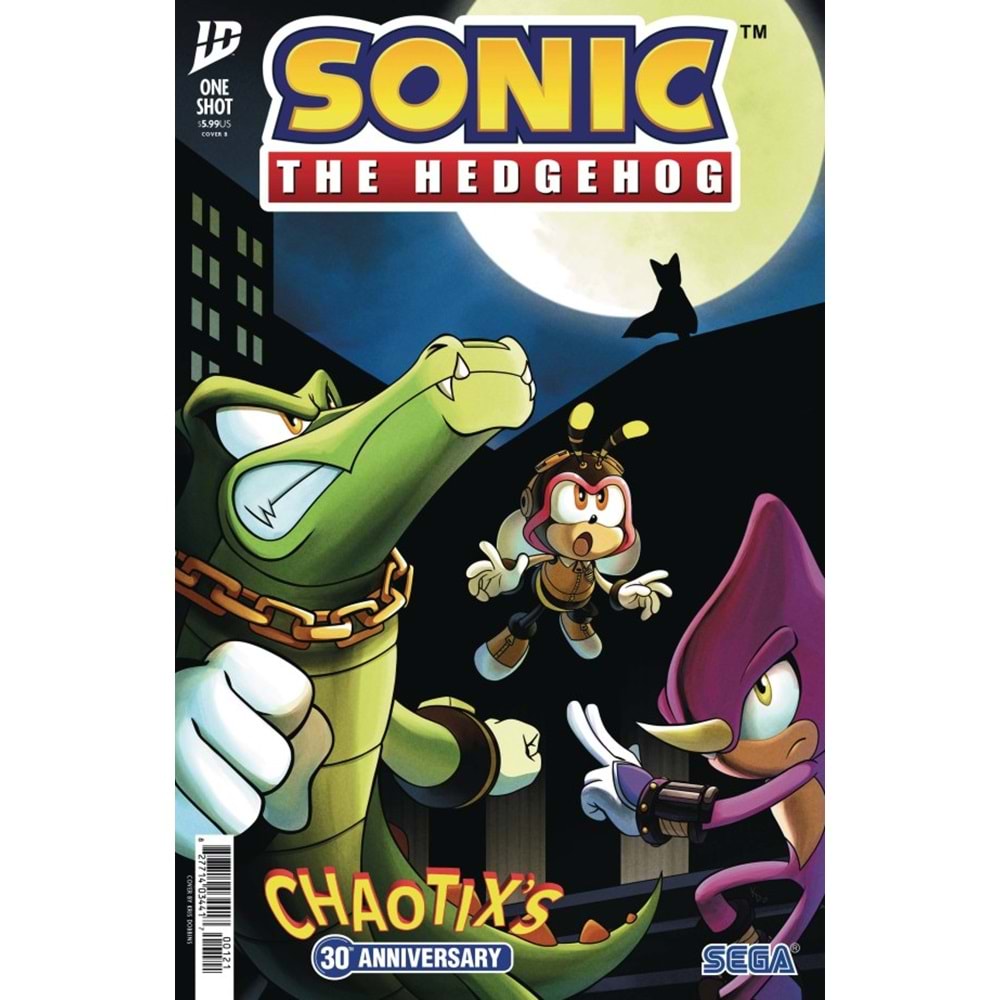 SONIC THE HEDGEHOG CHAOTIXS 30TH ANNIVERSARY SPECIAL #1 (ONE-SHOT) COVER B CHRIS DOBBINS VARIANT