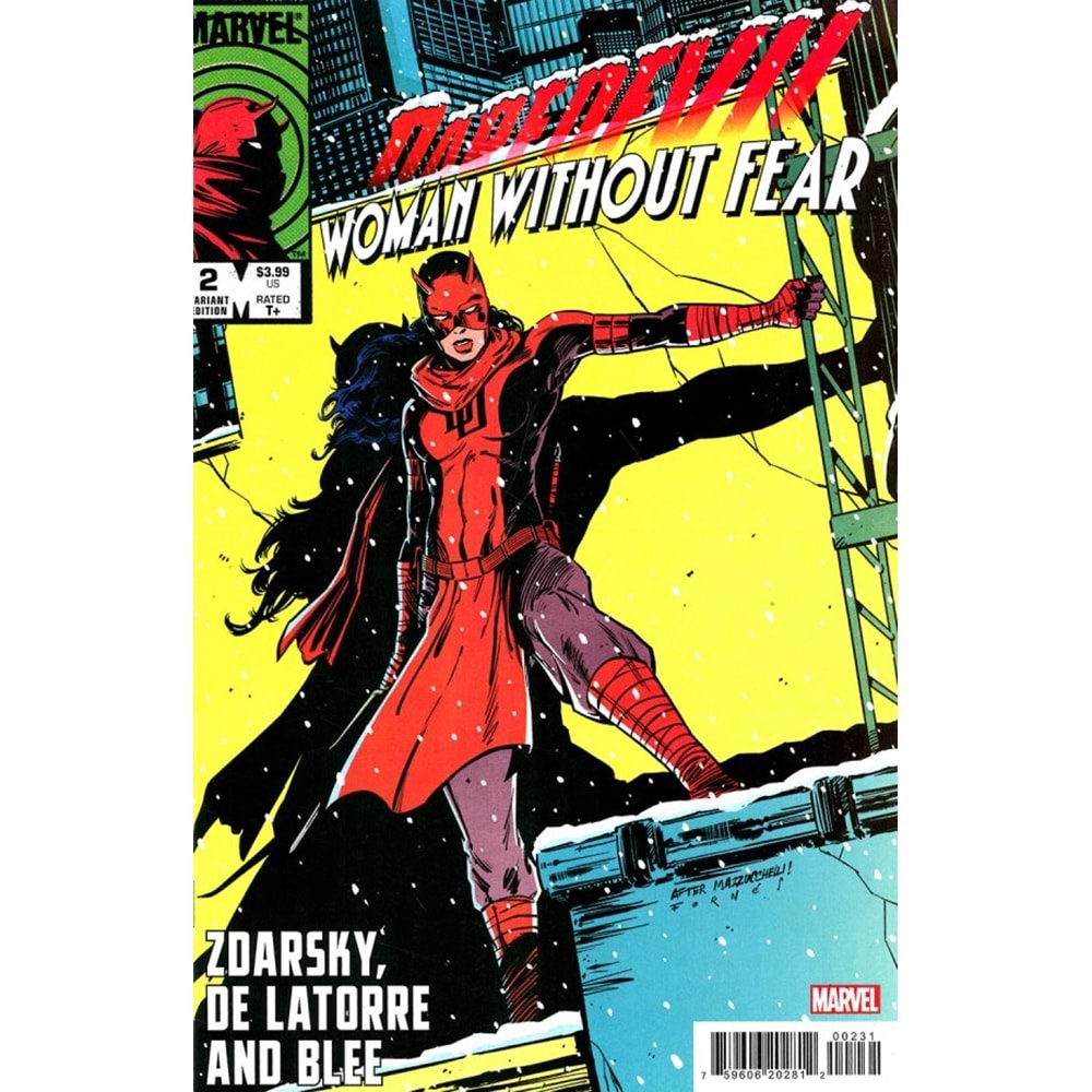 DAREDEVIL WOMAN WITHOUT FEAR (2022) # 2 (OF 3) 1:25 JORGE FORNES VARIANT