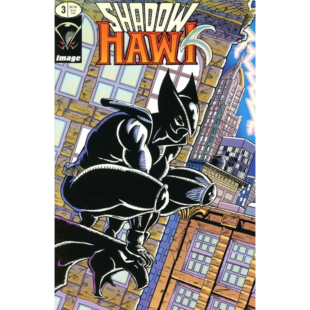 SHADOWHAWK (1992) #3 GLOW IN THE DARK COVER