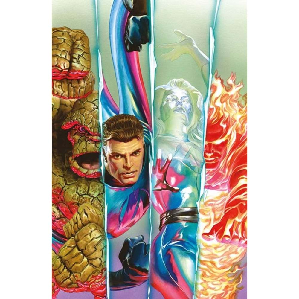 FANTASTIC FOUR #1 ITALIAN EDITION PANINI STORE EXCLUSIVE ALEX ROSS VIRGIN FOIL VARIANT