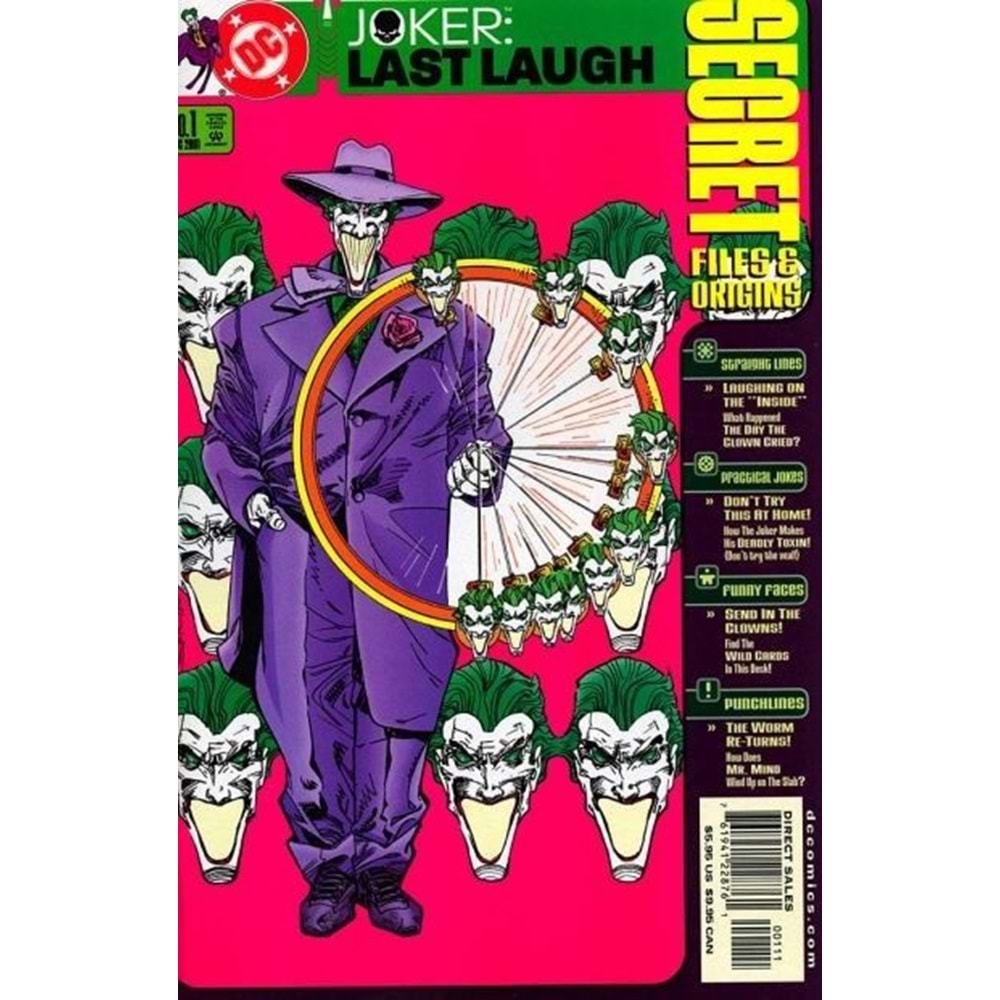 JOKER LAST LAUGH SECRET FILES & ORIGINS (2001) #1 (ONE-SHOT)