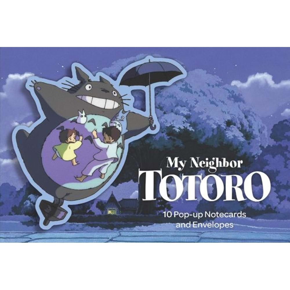 HAYAO MIYAZAKI STUDIO GHIBLI MY NEIGHBOR TOTORO 10 PUP UP NOTECARDS AND ENVELOPES