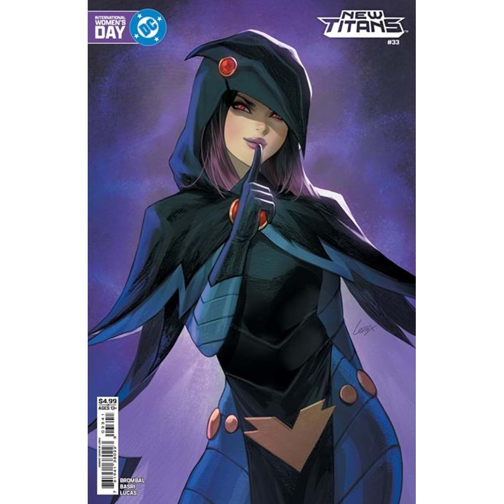TITANS (2023) # 33 COVER D LESLEY LEIRIX LI INTERNATIONAL WOMEN’S DAY CARD STOCK VARIANT