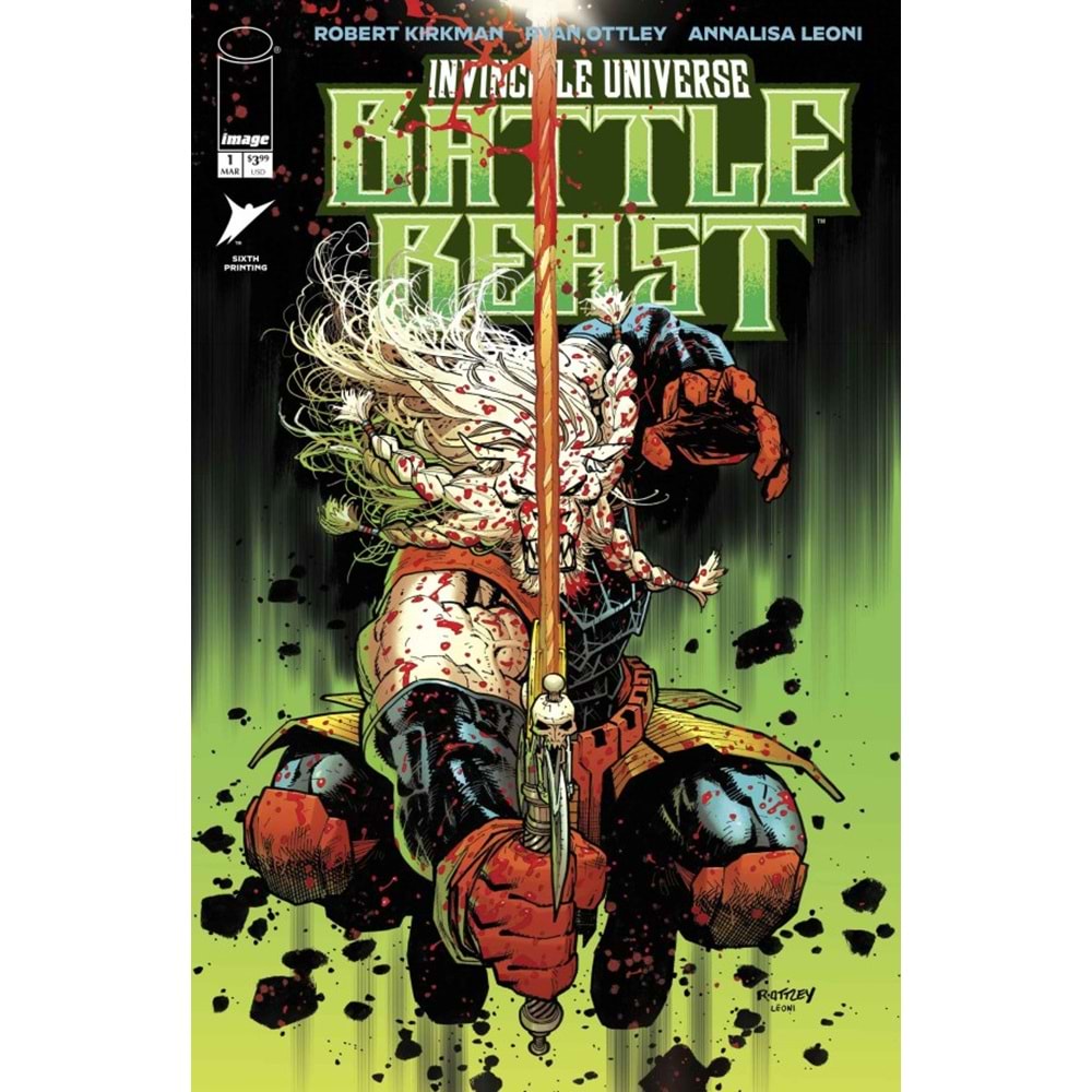 INVINCIBLE UNIVERSE BATTLE BEAST # 1 SIXTH PRINTING