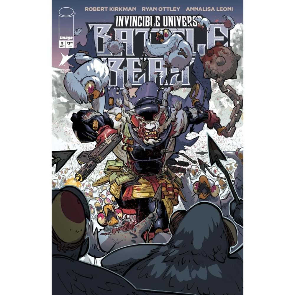 INVINCIBLE UNIVERSE BATTLE BEAST # 3 FOURTH PRINTING