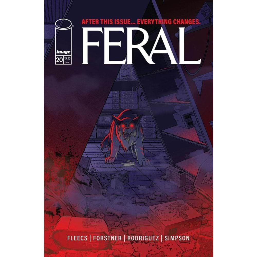 FERAL # 20 COVER A TONY FLEECS & TRISH FORSTNER