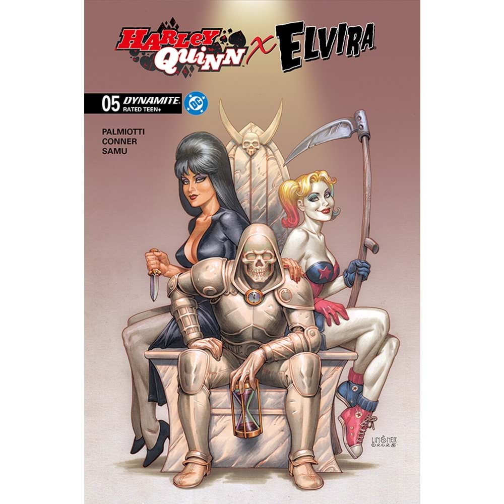 HARLEY QUINN X ELVIRA #5 COVER C JOSEPH MICHAEL LINSNER VARIANT