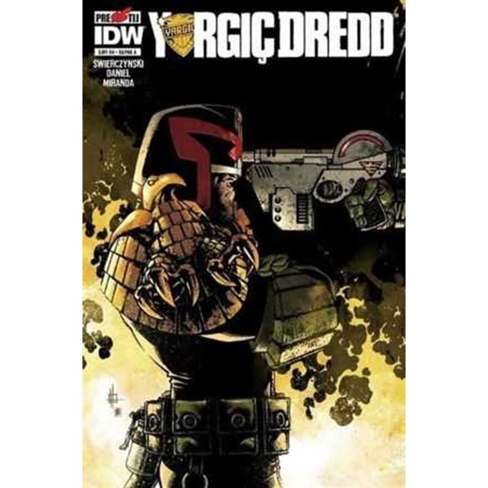 YARGIÇ DREDD SAYI 4 A KAPAK