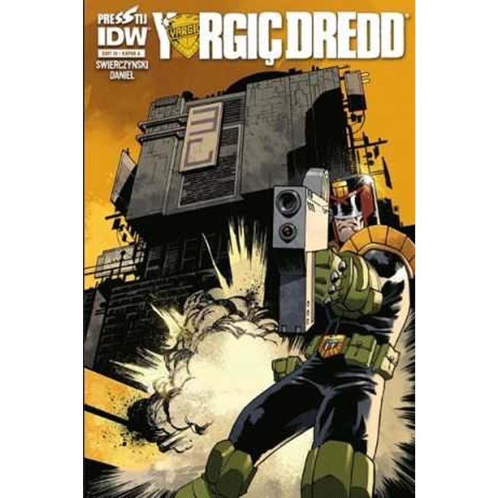YARGIÇ DREDD SAYI 10 A KAPAK