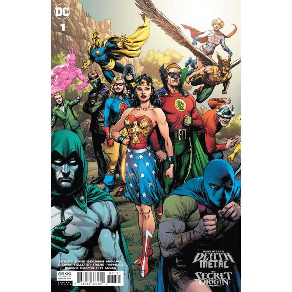 DARK NIGHTS DEATH METAL SECRET ORIGIN # 1 1:25 GARY FRANK VARIANT (ONE-SHOT)