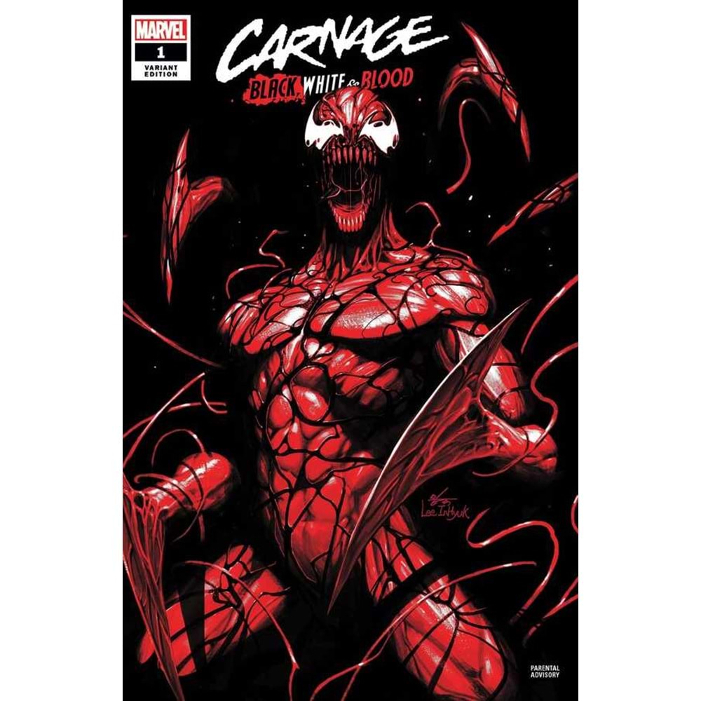 CARNAGE BLACK WHITE AND BLOOD # 1 (OF 4) INHYUK LEE VARIANT