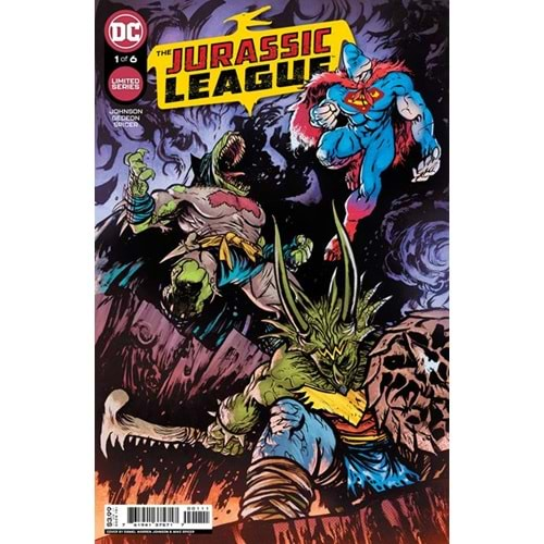 JURASSIC LEAGUE # 1 COVER A DANIEL WARREN JOHNSON