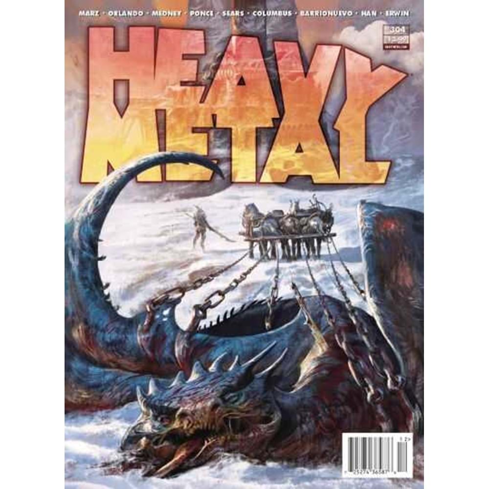 HEAVY METAL # 304 COVER A ANDREA DE DOMINICIS