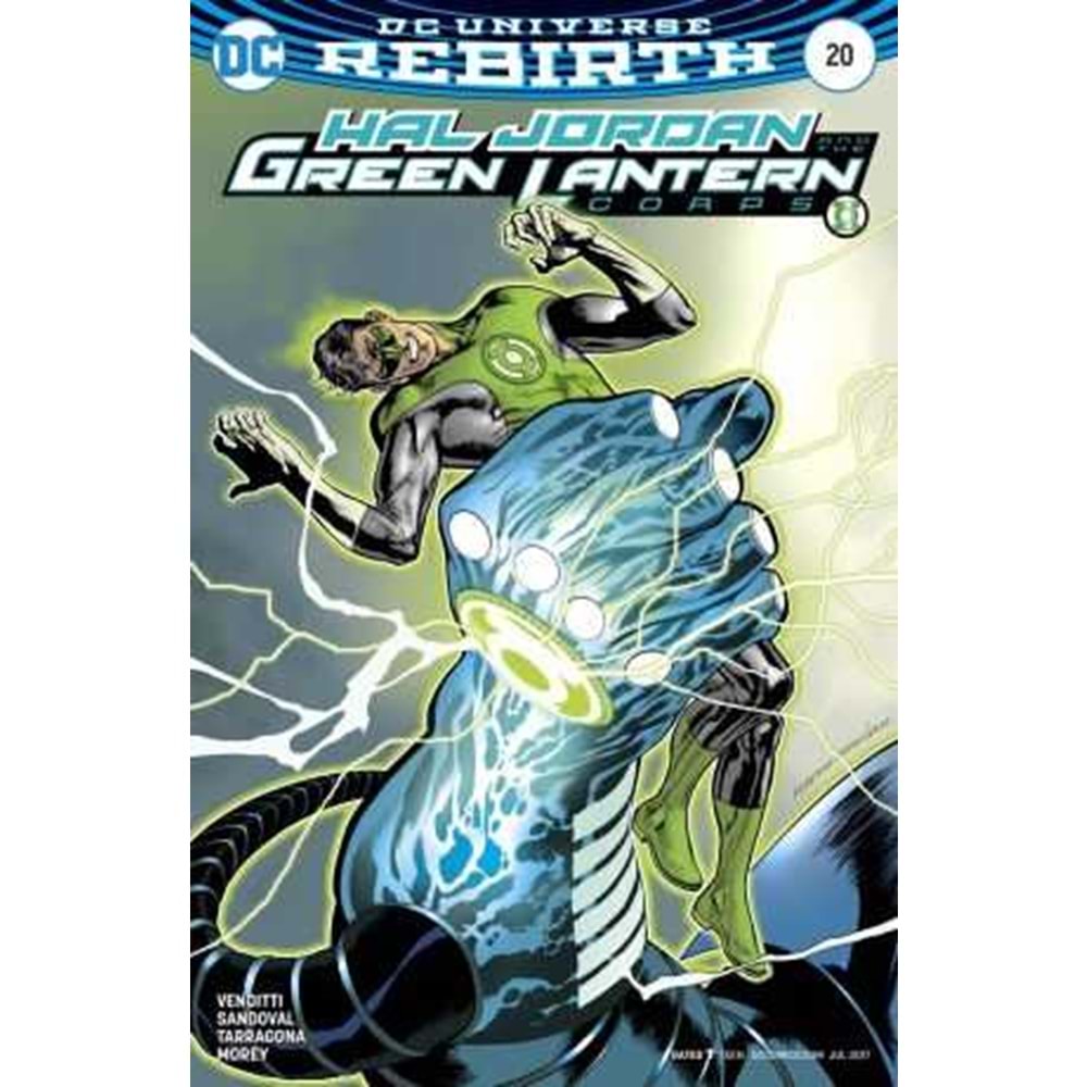 HAL JORDAN AND THE GREEN LANTERN CORPS # 20 KEVIN NOWLAN VARIANT
